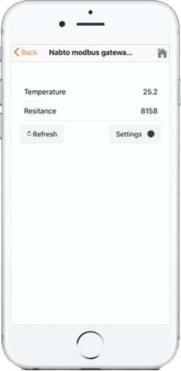 remote p2p modbus control phone Phone with the app remote p2p modbus control