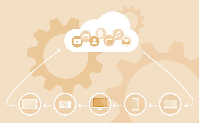 Image depicting standard cloud computing models, as opposed to IoT edge computing