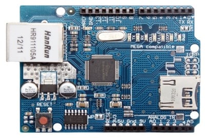 Mega 1280 Mega 2560 Bewinner W5100 Ethernet Shield Expansion Board for Arduino Motherboard Can be Used as Server or Client