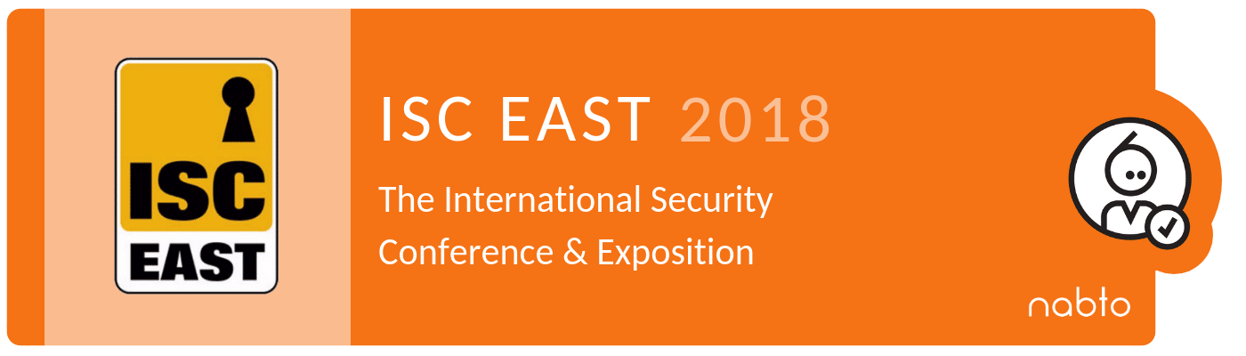 Information and logo of the exhibition ISC EAST 2018