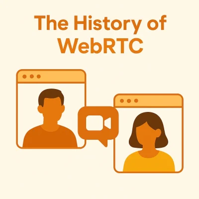 Image depicting the browser-to-browser communication protocol WebRTC